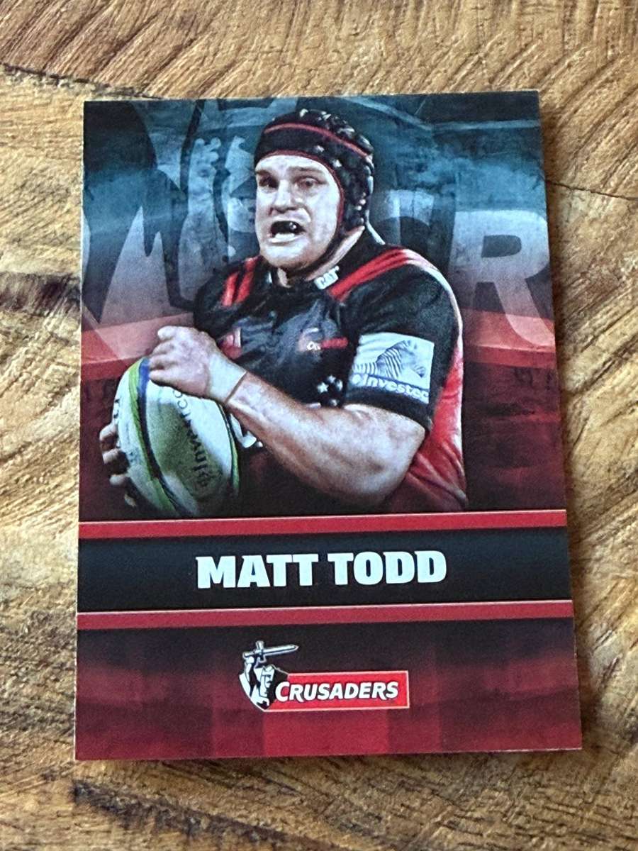 Rugby Card - Matt Todd (Crusaders) 2017 Tap and Play Rugby Card