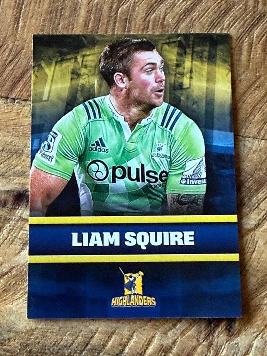 Rugby Card - Liam Squire (Highlanders) 2017 Tap and Play Rugby Card