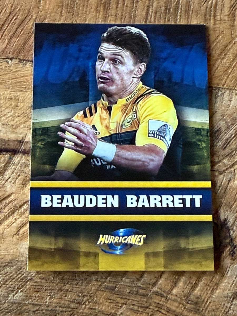 Rugby Card - Beauden Barrett (Hurricanes) 2017 Tap and Play Rugby Card