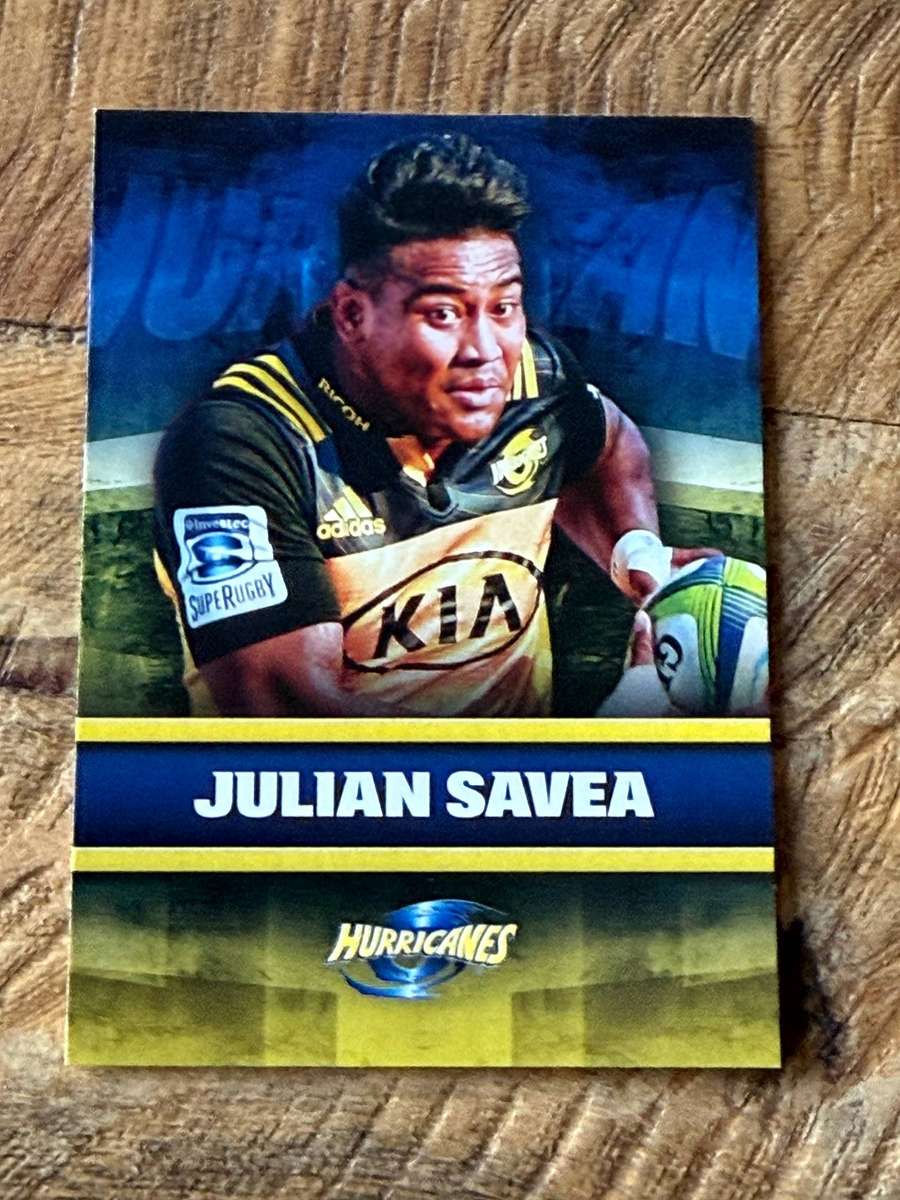 Rugby Card - Julian Savea (Hurricanes) 2017 Tap and Play Rugby Card