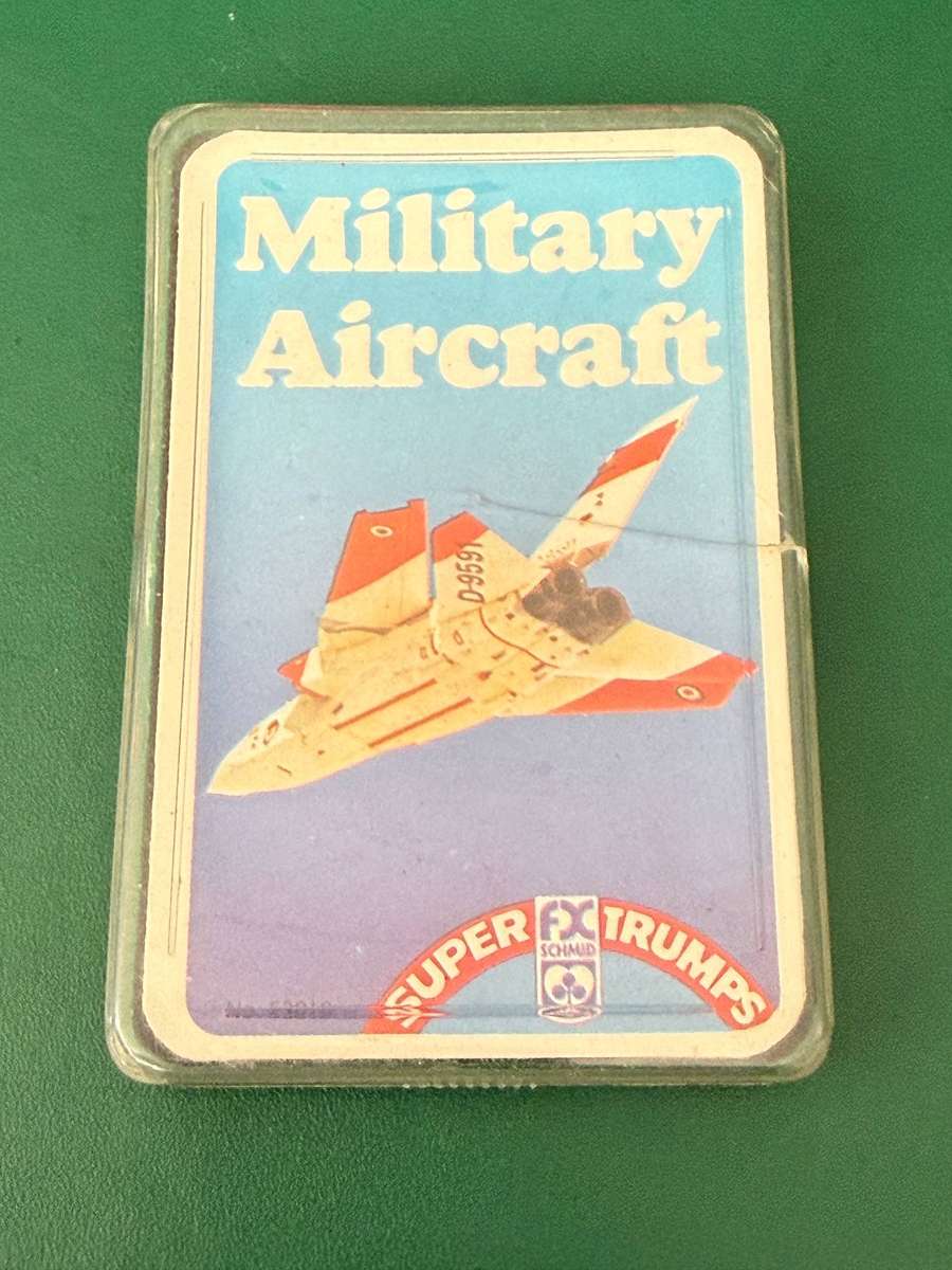 Top Trumps Cards - Military Aircraft (In original box)
