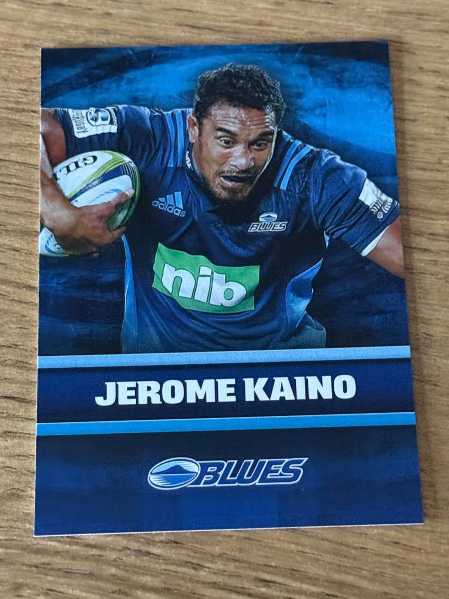 Rugby Card - Jerome Kaino (Blues) 2017 Tap and Play Rugby Card
