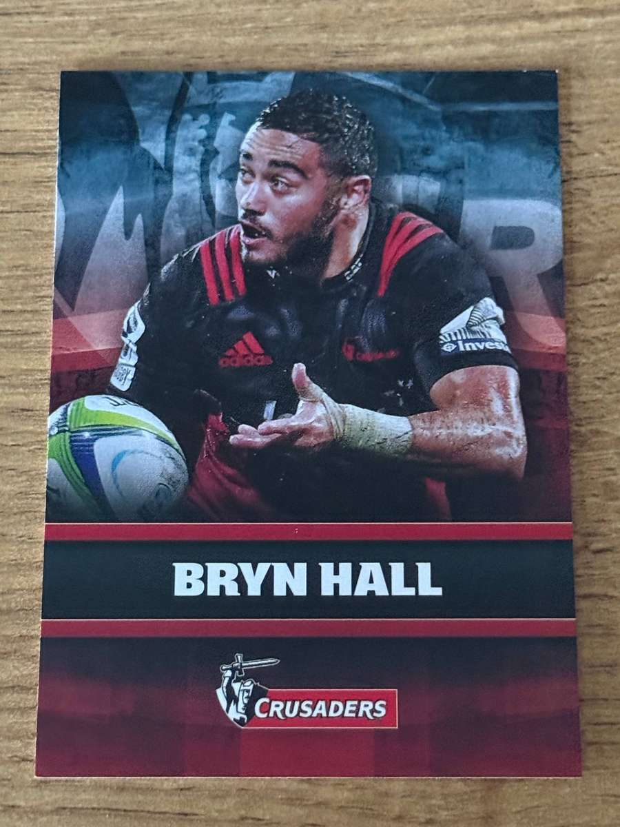 Rugby Card - Bryn Hall (Crusaders) 2017 Tap and Play Rugby Card