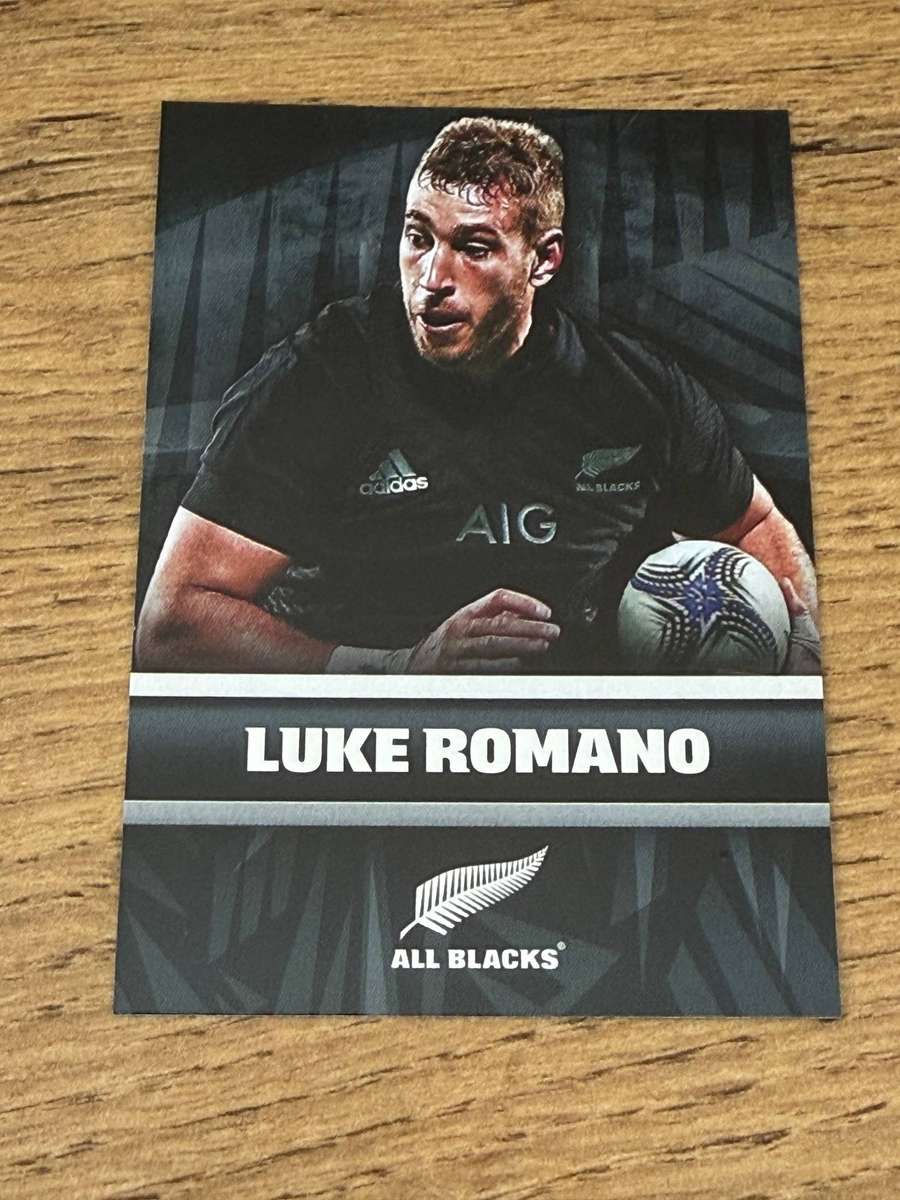 Rugby Card - Luke Romano (All Blacks) 2017 Tap and Play Rugby Card
