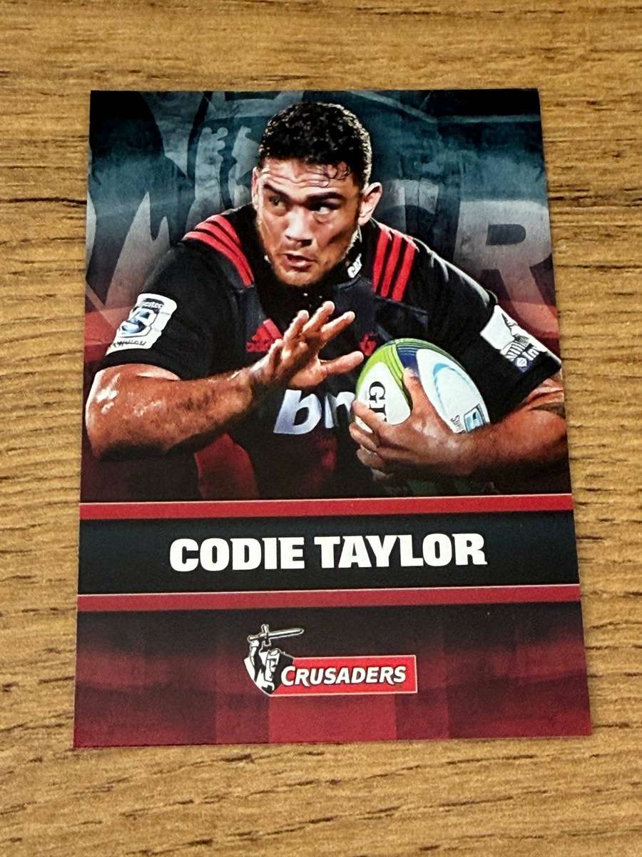 Rugby Card - Codie Taylor (Crusaders) 2017 Tap and Play Rugby Card