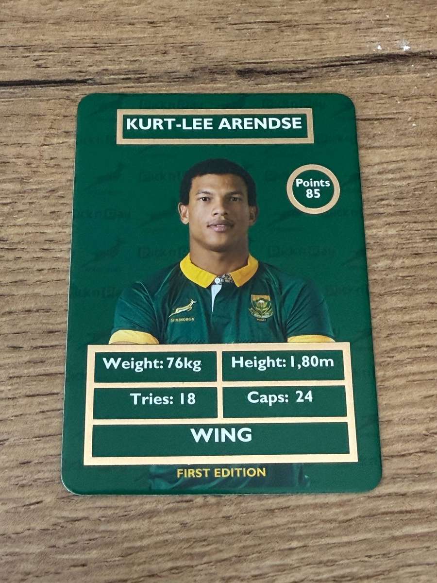 Rugby Card - Kurt-Lee Arendse 2025 Pick and Pay Rugby Card