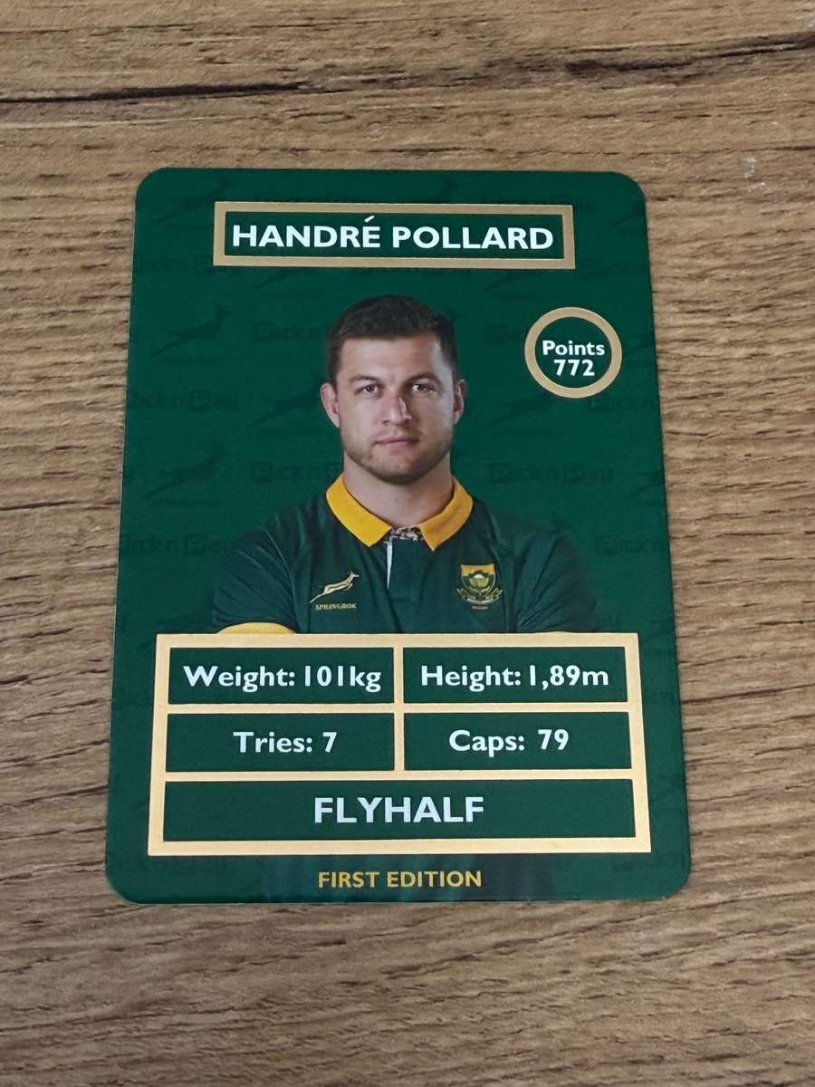 Rugby Card - Handre Pollard 2025 Pick and Pay Rugby Card