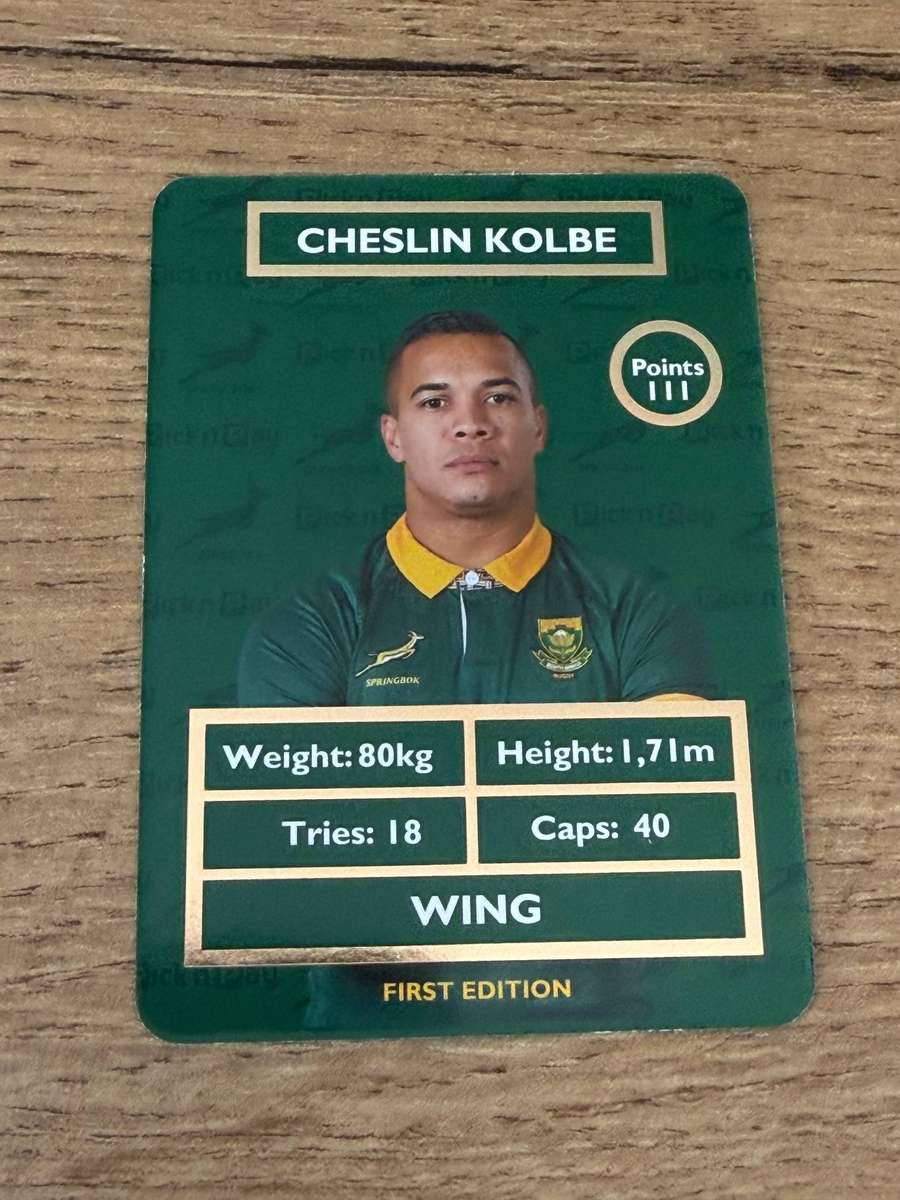 Rugby Card - Cheslin Kolbe 2025 Pick and Pay Rugby Card