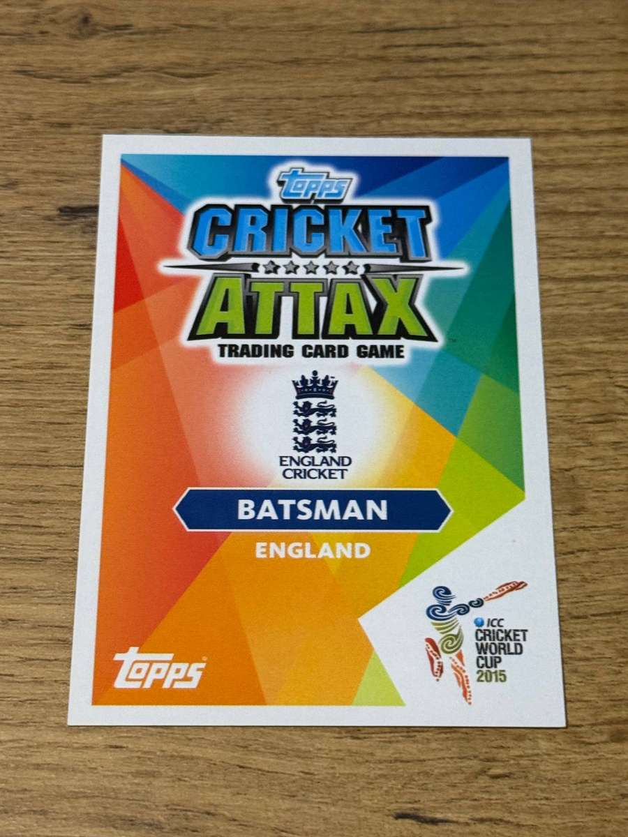 Cricket Card - Eoin Morgan (Nr34) 2015 Topps ICC Cricket World Cup Cricket Card