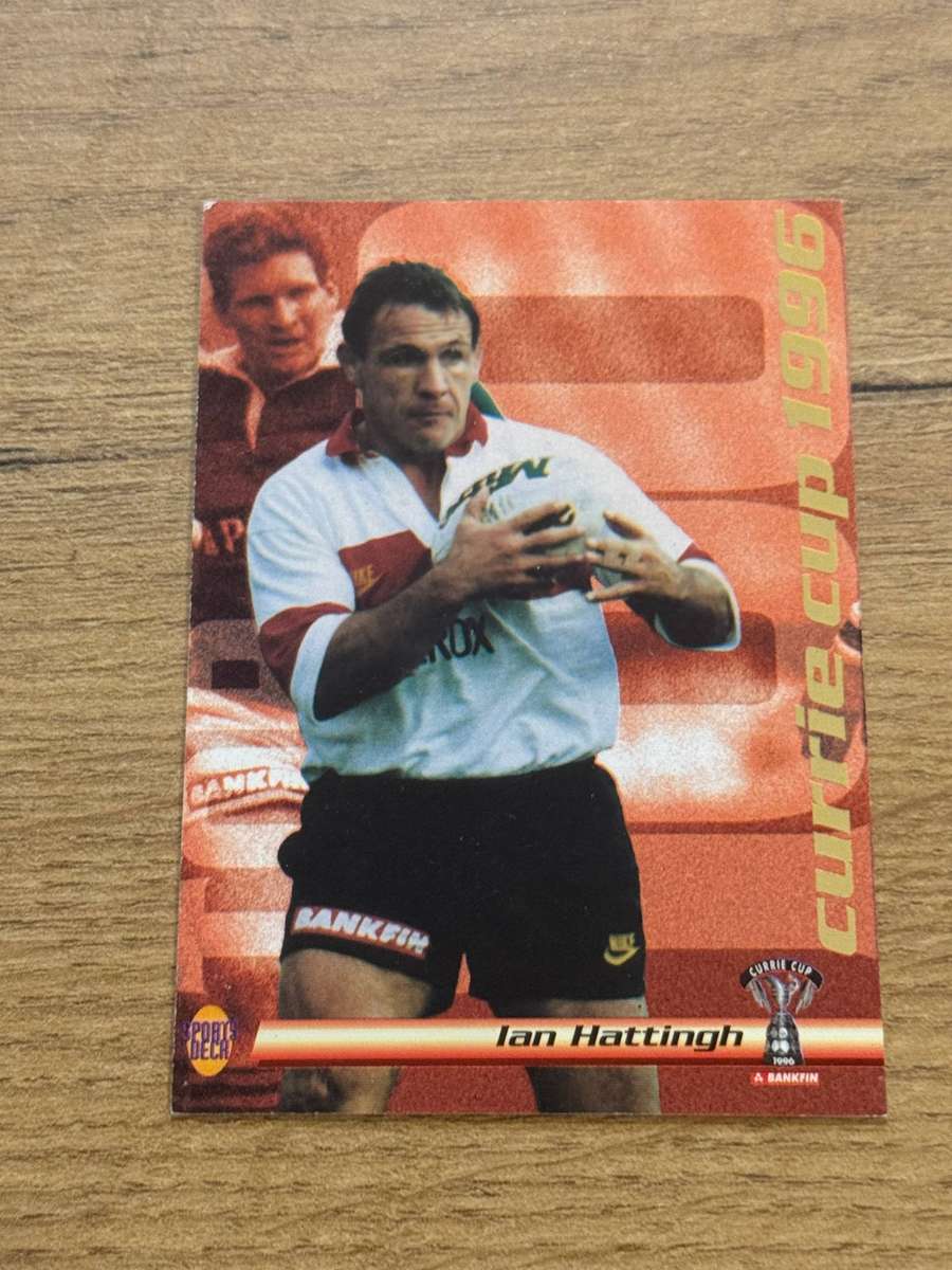Rugby Card - Ian Hattingh 1996 Sports Deck Rugby Card
