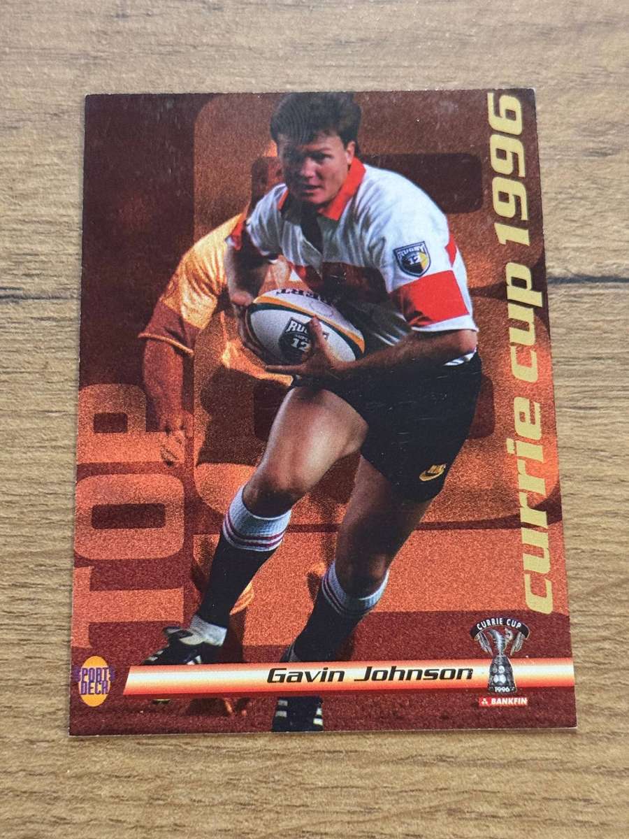 Rugby Card - Gavin Johnson 1996 Sports Deck Rugby Card