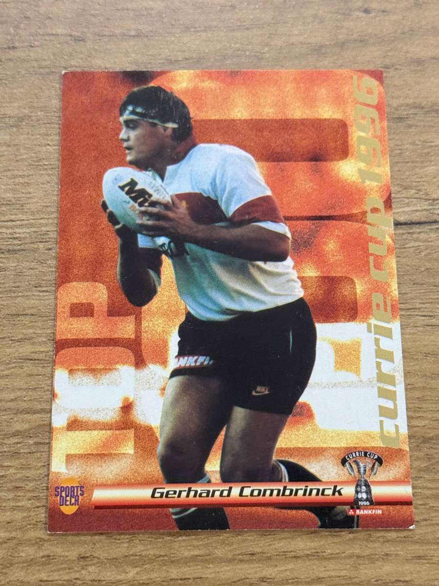 Rugby Card - Gerhard Combrinck 1996 Sports Deck Rugby Card
