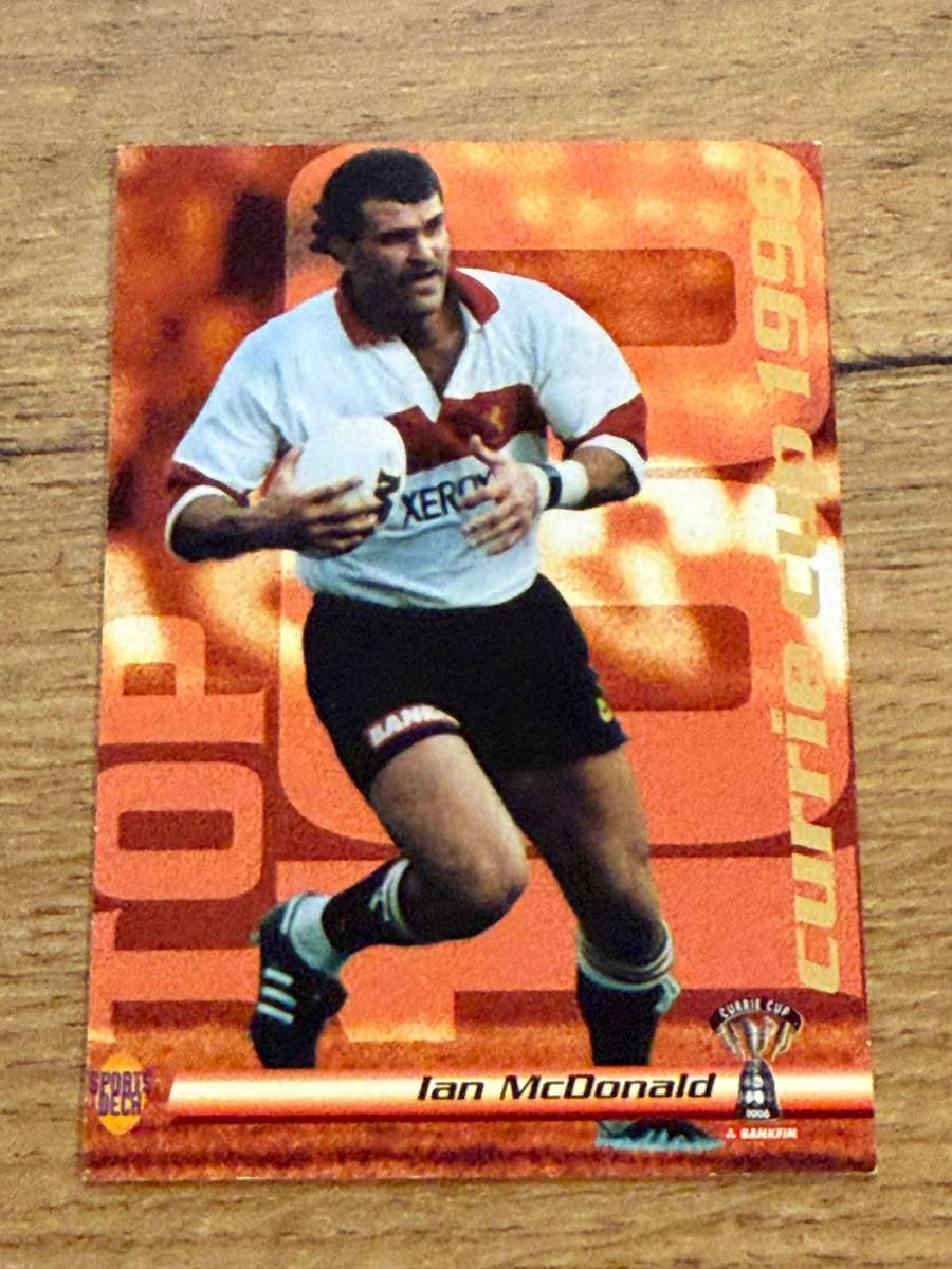 Rugby Card - Ian McDonald 1996 Sports Deck Rugby Card