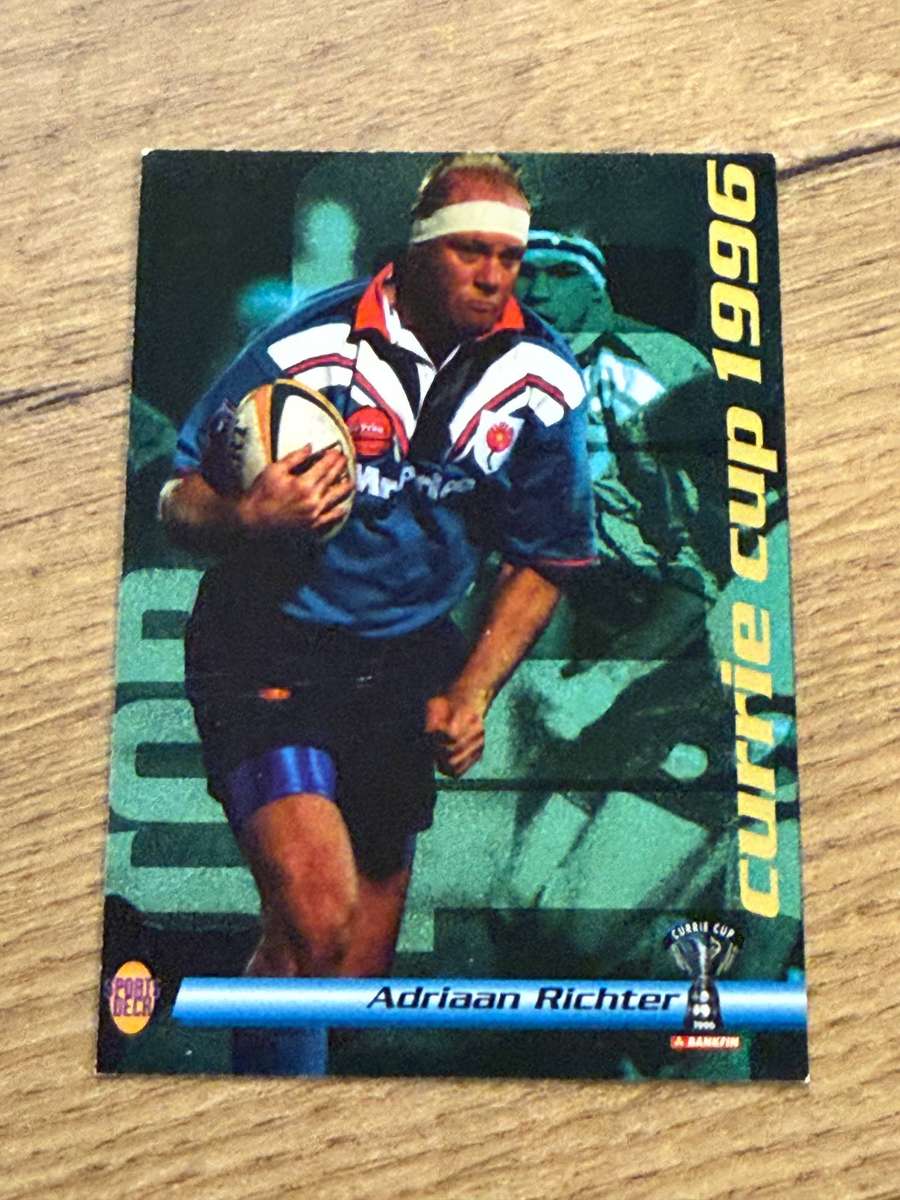 Rugby Card - Adriaan Richter 1996 Sports Deck Rugby Card