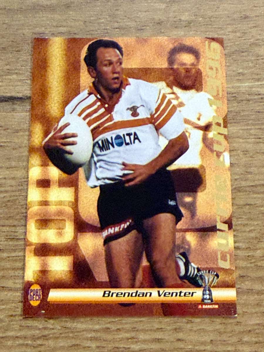 Rugby Card - Brendan Venter 1996 Sports Deck Rugby Card