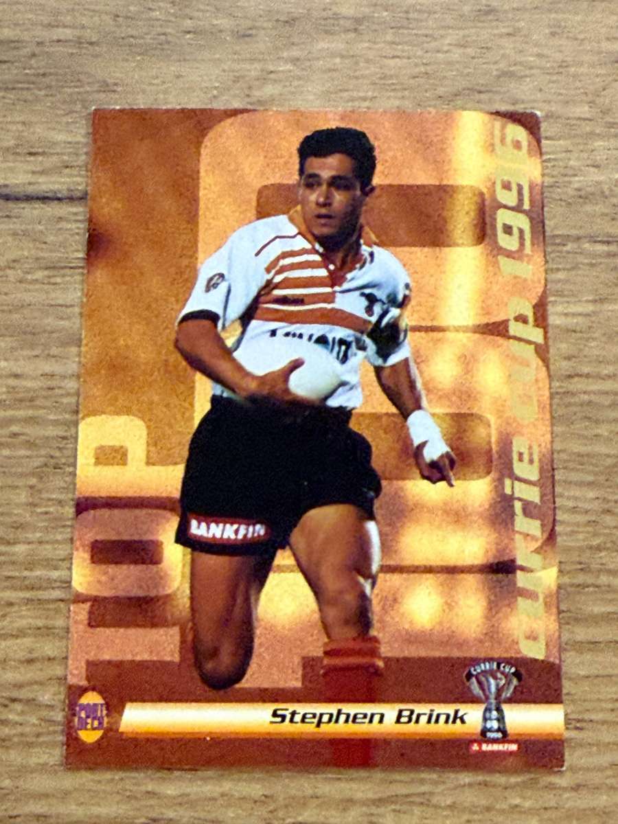 Rugby Card - Stephen Brink 1996 Sports Deck Rugby Card