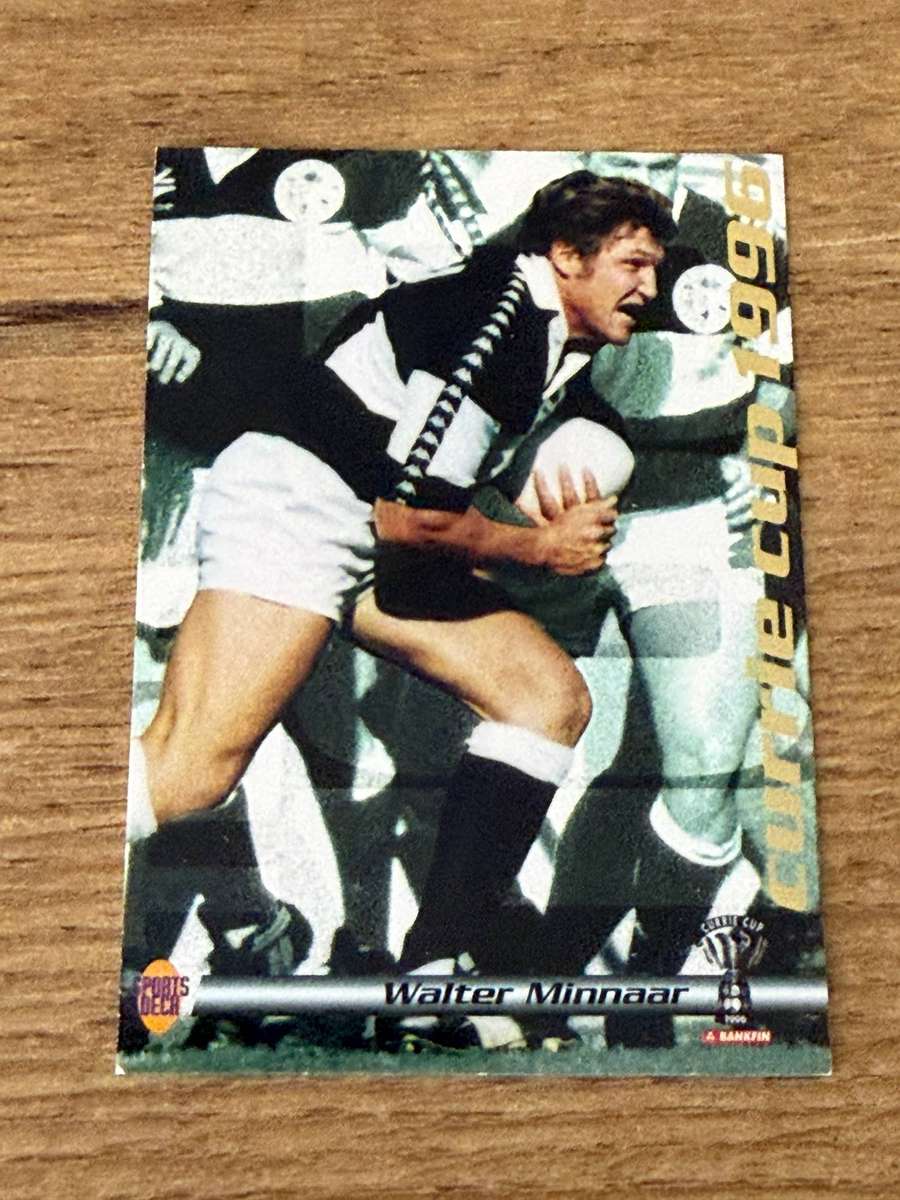 Rugby Card - Walter Minnaar 1996 Sports Deck Rugby Card