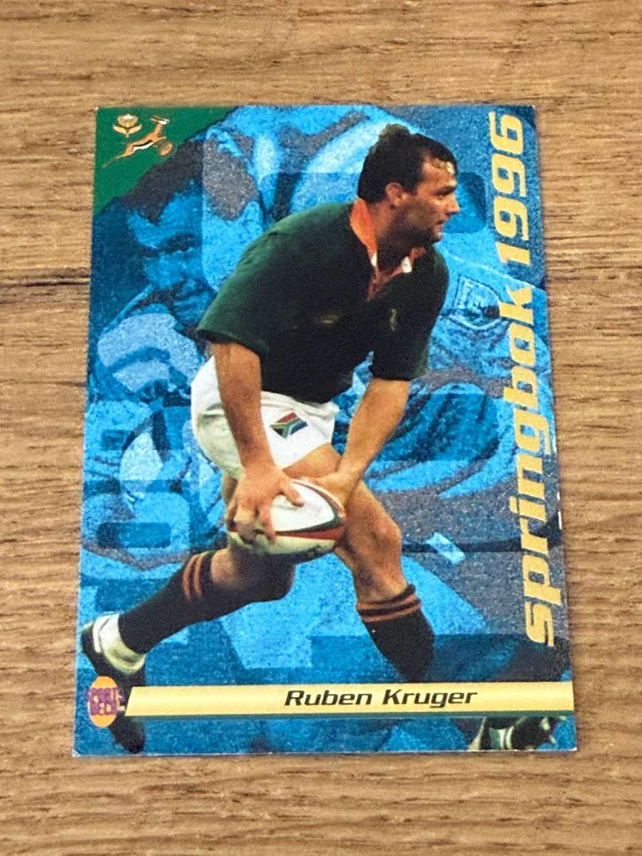 Rugby Card - Ruben Kruger 1996 Sports Deck Rugby Card