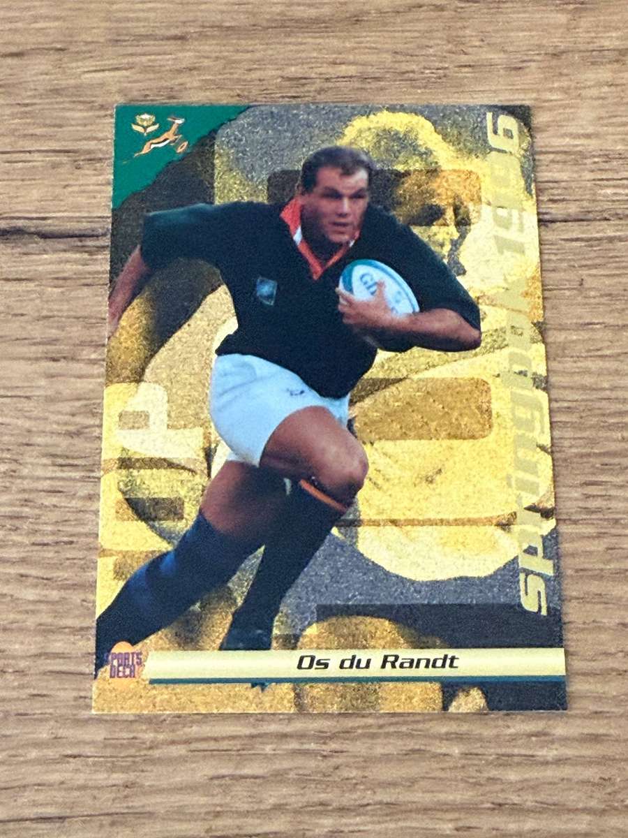 Rugby Card - Os du Randt 1996 Sports Deck Rugby Card