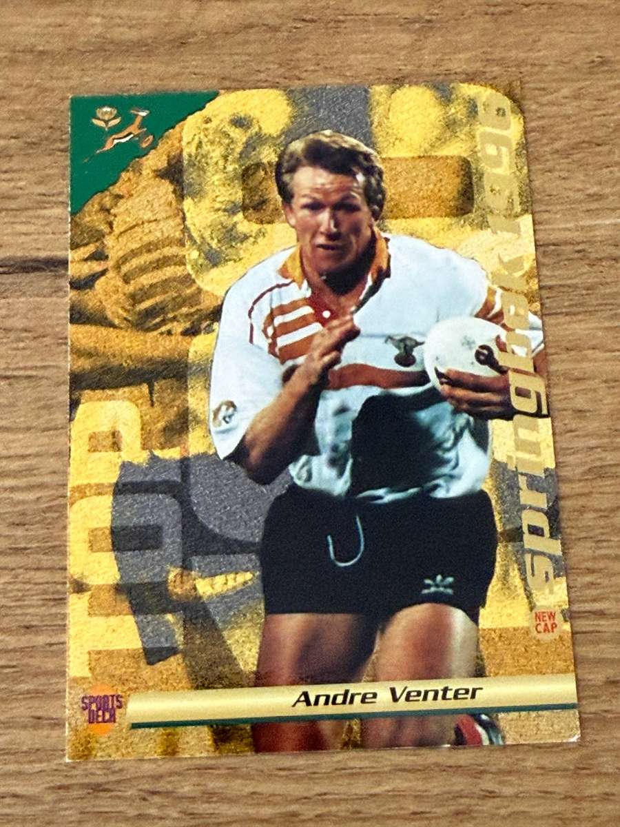 Rugby Card - Andre Venter 1996 Sports Deck Rugby Card