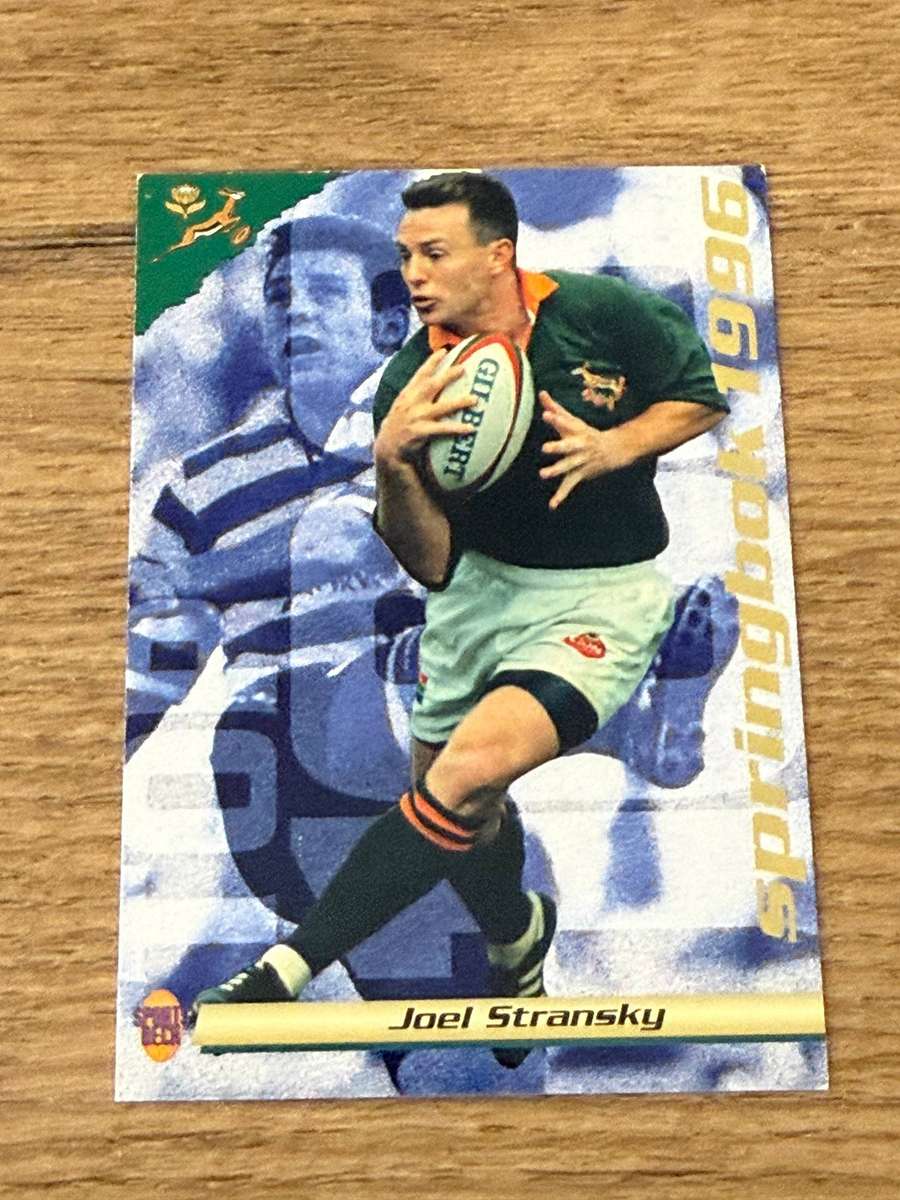 Rugby Card - Joël Stransky 1996 Sports Deck Rugby Card