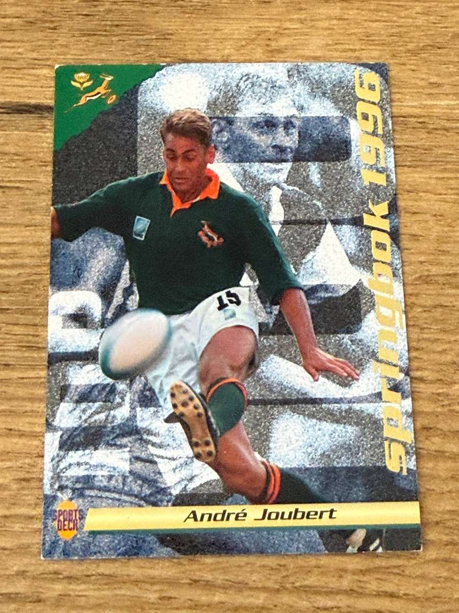 Rugby Card - Andre Joubert 1996 Sports Deck Rugby Card