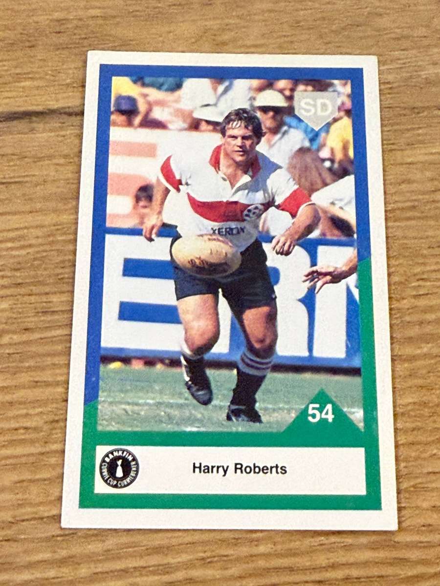 Rugby Card - Harry Roberts 1992 Sports Deck Rugby Card