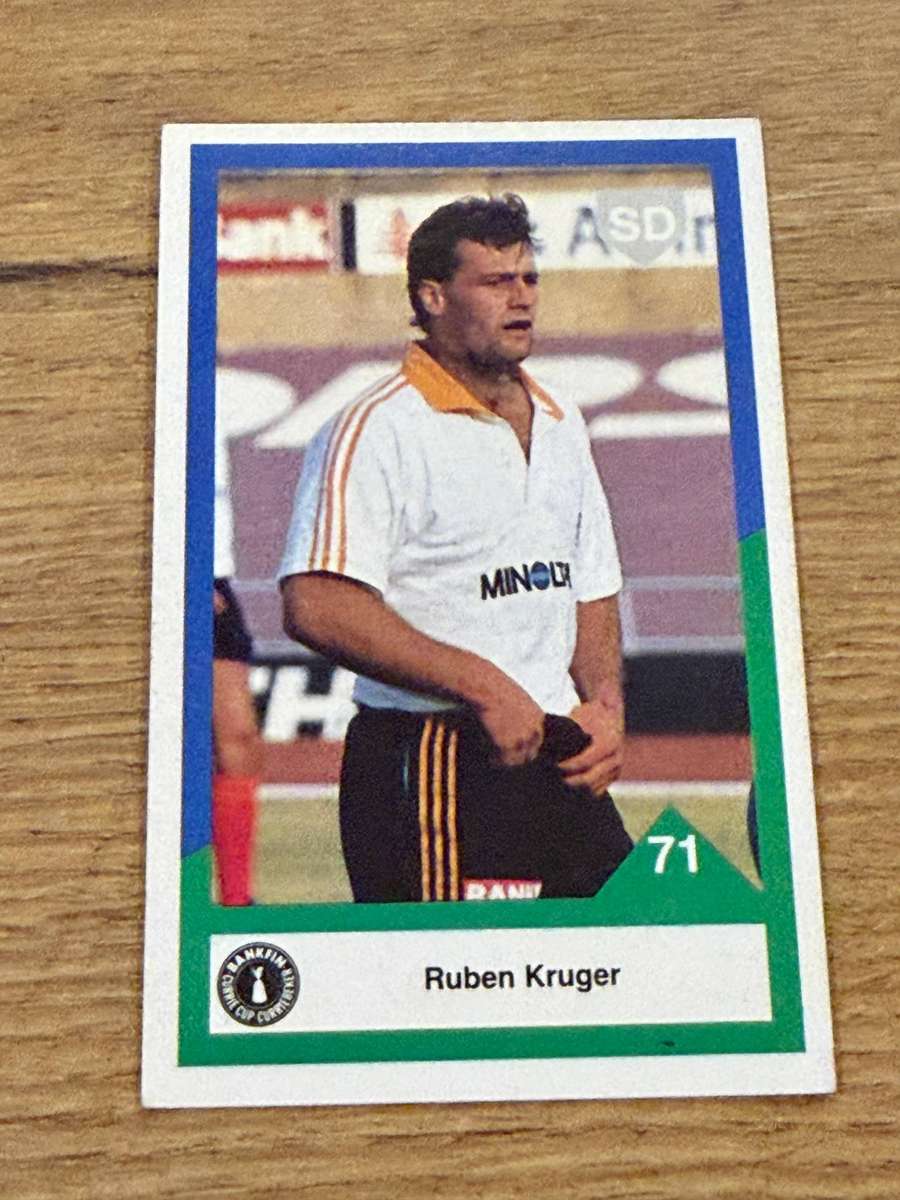 Rugby Card - Ruben Kruger 1992 Sports Deck Rugby Card