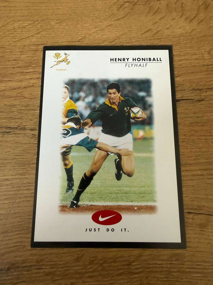 Rugby Card - Henry Honiball 1999 Nike Rugby Card