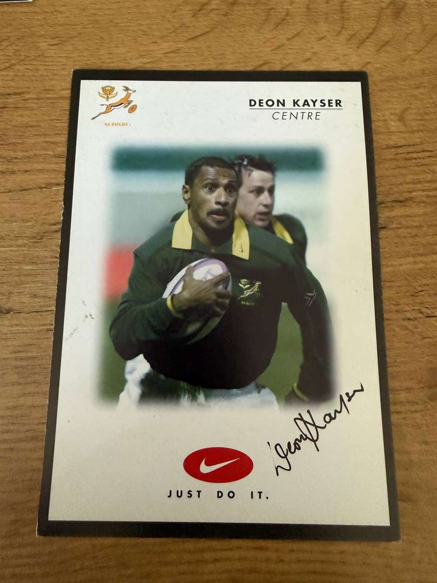 Rugby Card - Deon Kayser 1999 Nike Rugby Card