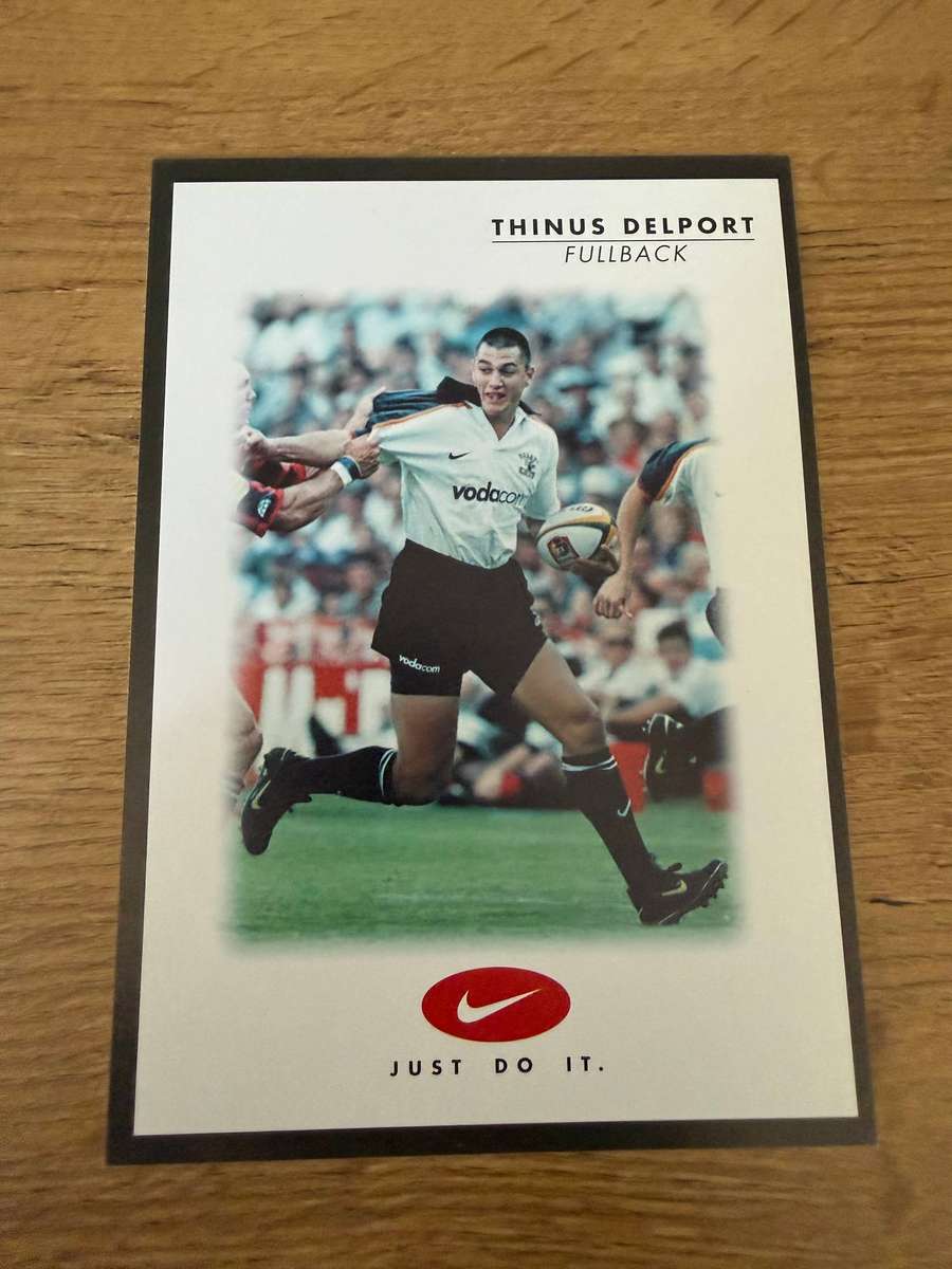 Rugby Card - Tinus Delport 1999 Nike Rugby Card