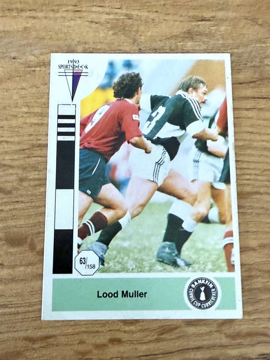 Rugby Card - Lood Muller 1993 Sports Deck Rugby Card
