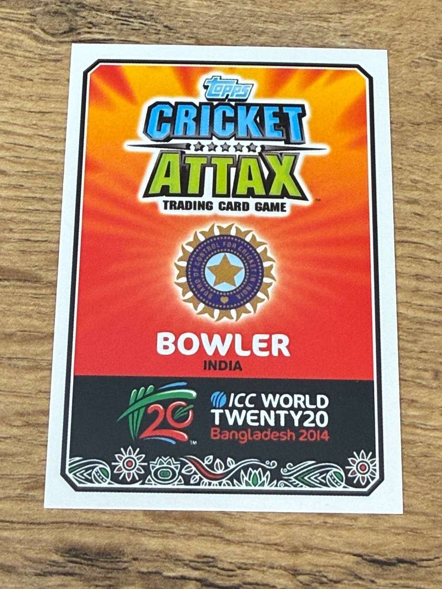 Cricket Card - Vinay Kumar (Nr57) 2014 Topps ICC World Twenty20 Cricket Card