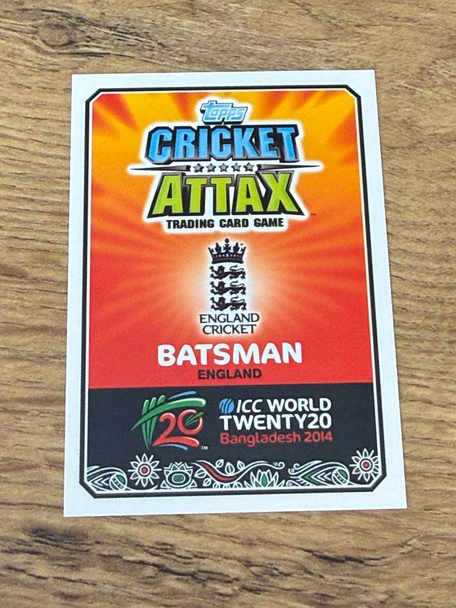 Cricket Card - Joe Root (Nr34) 2014 Topps ICC World Twenty20 Cricket Card