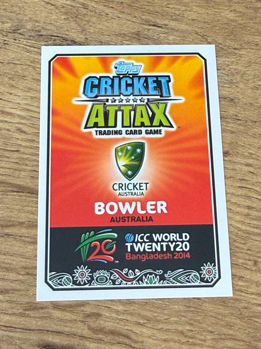Cricket Card - Mitchell Starc (Nr15) 2014 Topps ICC World Twenty20 Cricket Card