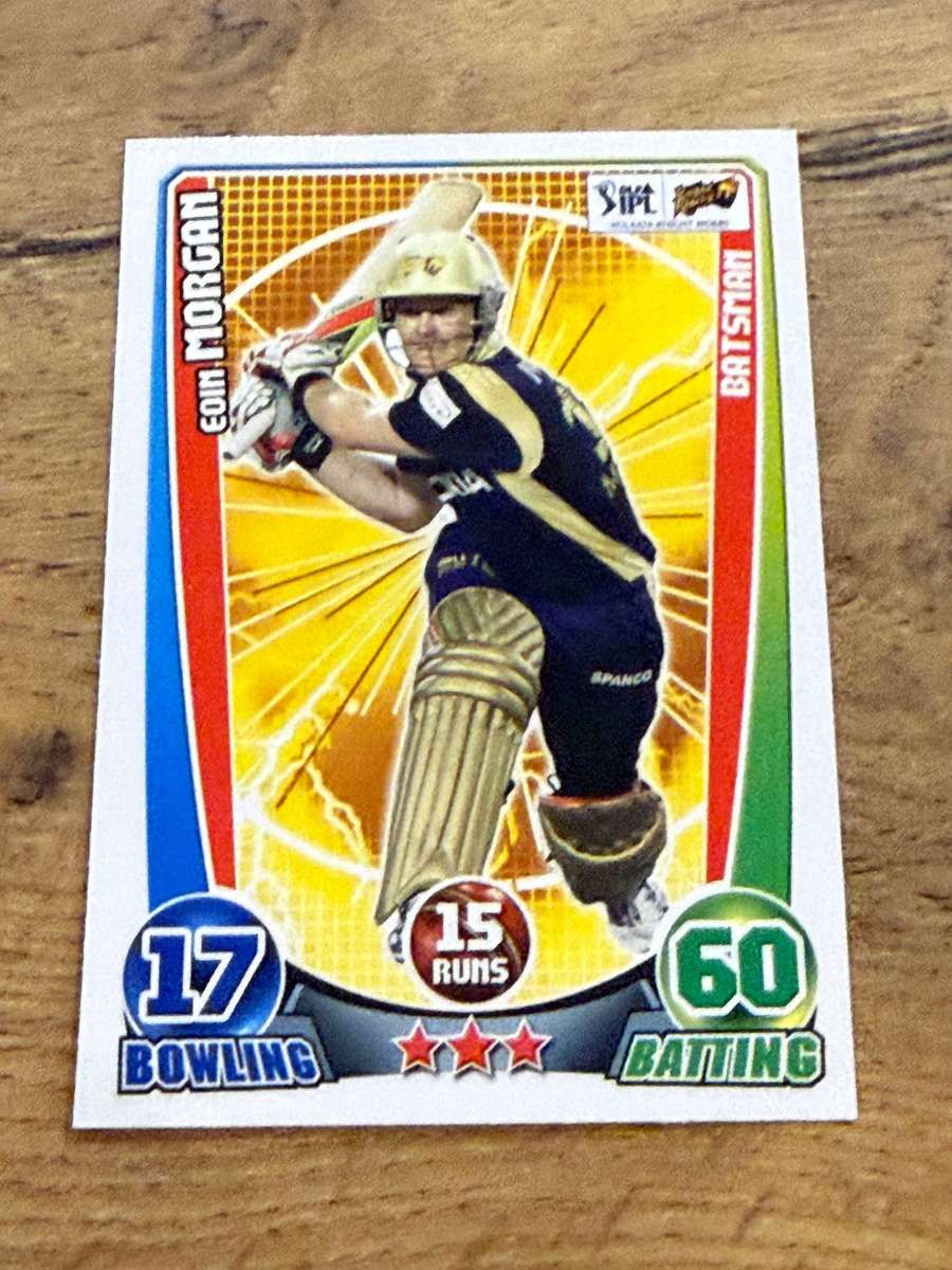 Cricket Card - Eoin Morgan 2012 Topps Cricket Attax DLF IPL Cricket Card