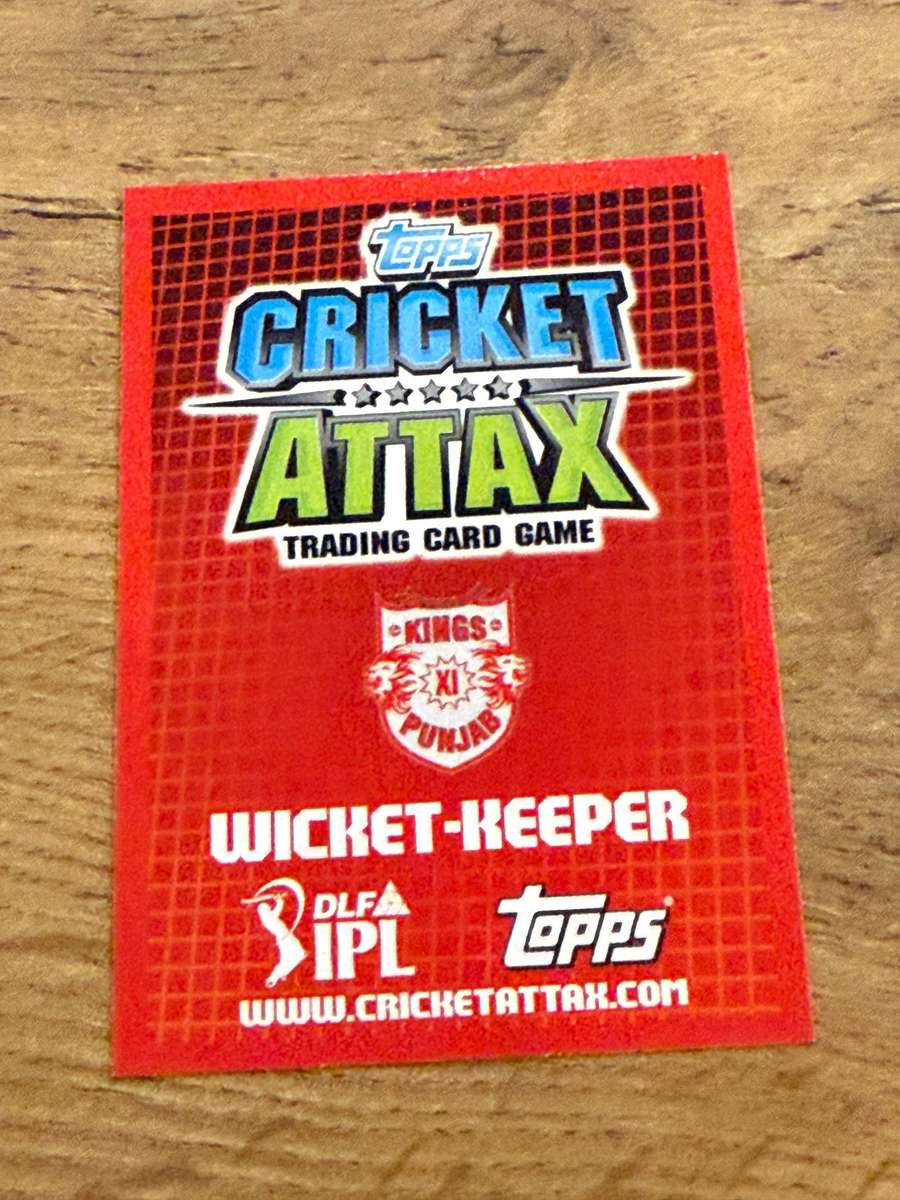 Cricket Card - Dinesh Karthik 2012 Topps Cricket Attax DLF IPL Cricket Card