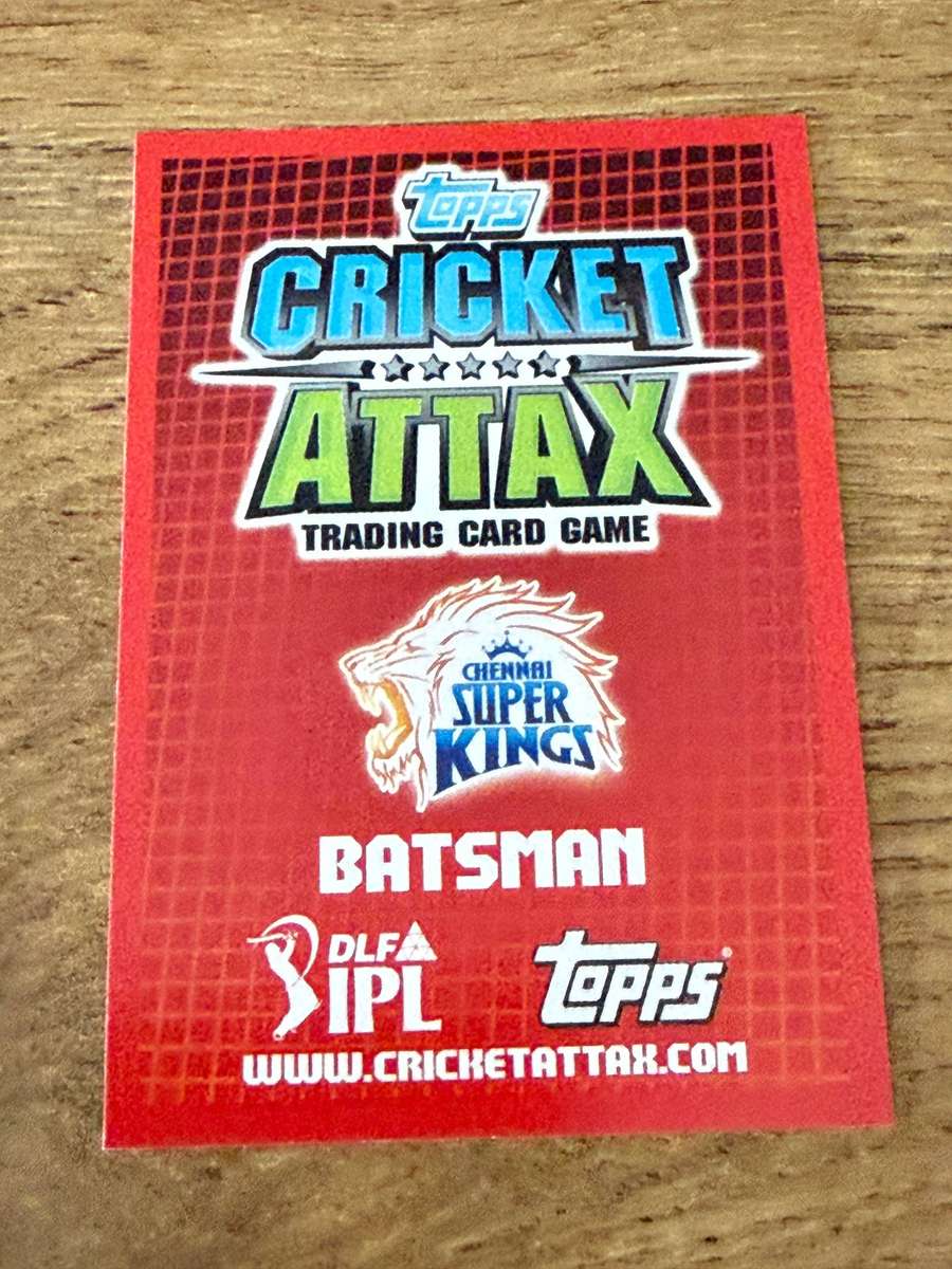 Cricket Card - Michael Hussey 2012 Topps Cricket Attax DLF IPL Cricket Card