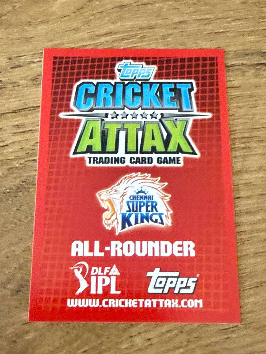 Cricket Card - Dwayne Bravo 2012 Topps Cricket Attax DLF IPL Cricket Card