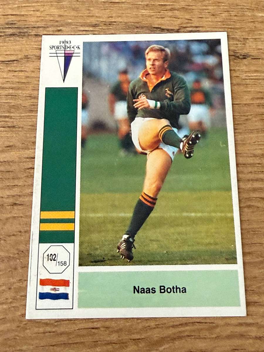 Rugby Card - Naas Botha 1993 Sports Deck Rugby Card