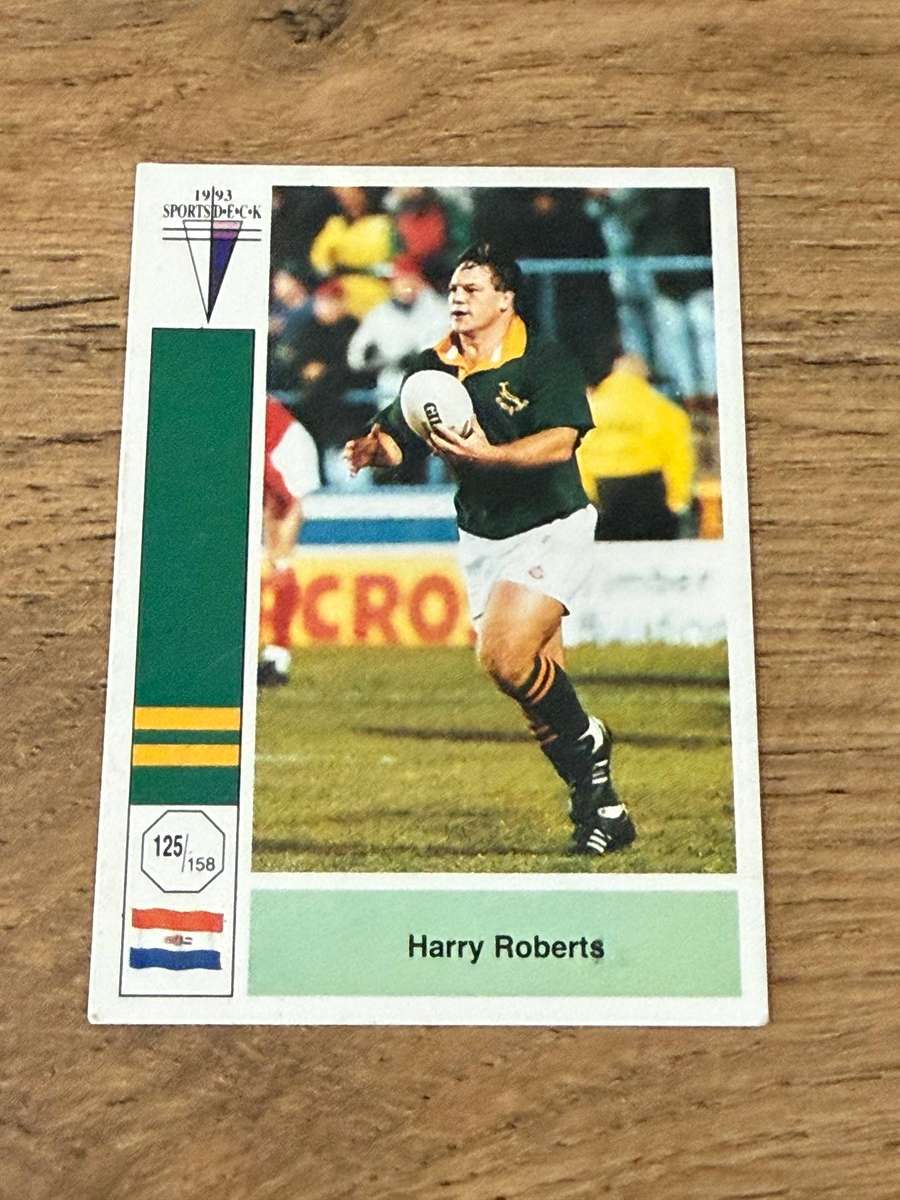 Rugby Card - Harry Roberts 1993 Sports Deck Rugby Card