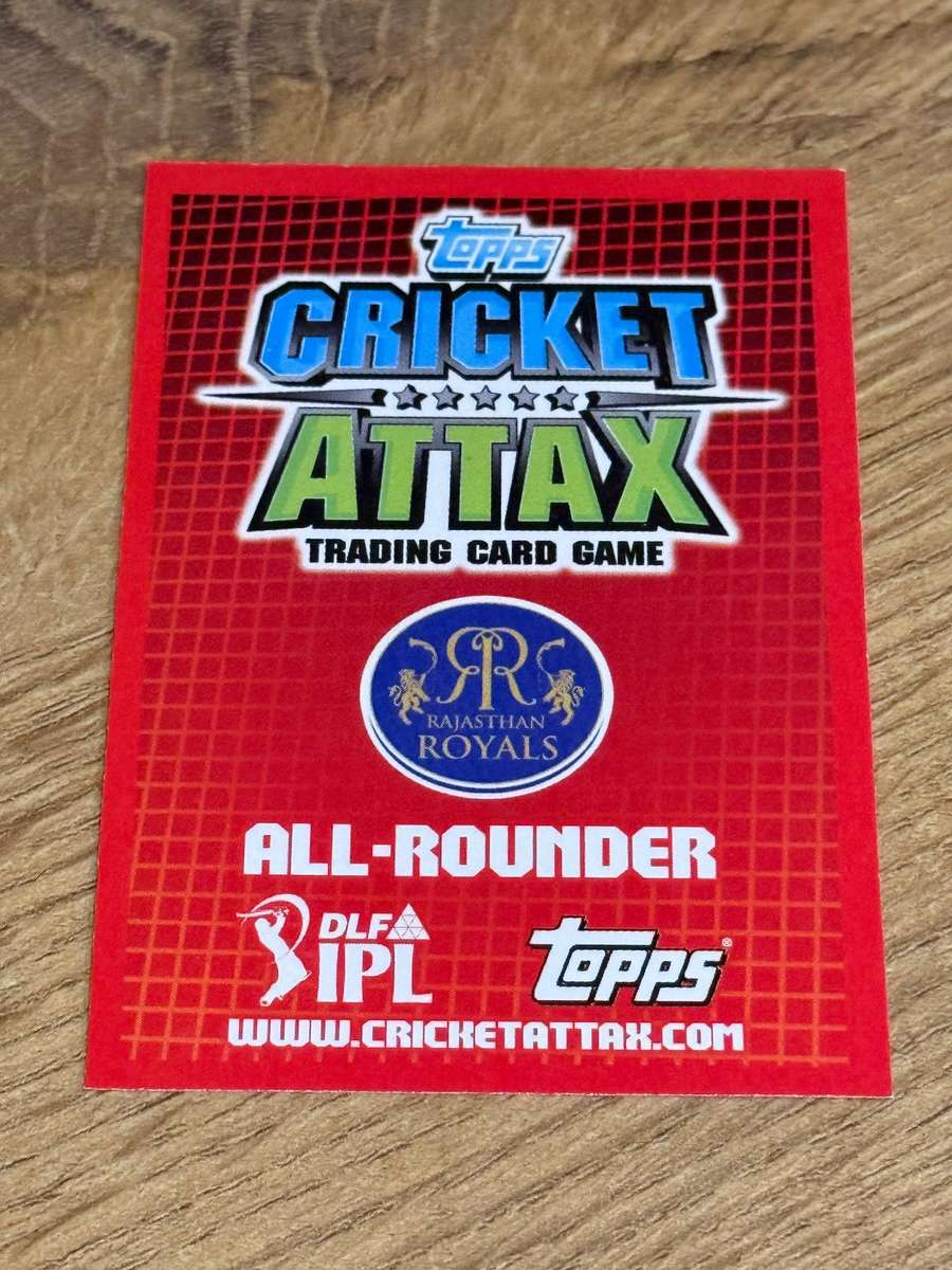 Cricket Card - Johan Botha 2012 Topps Cricket Attax DLF IPL Cricket Card