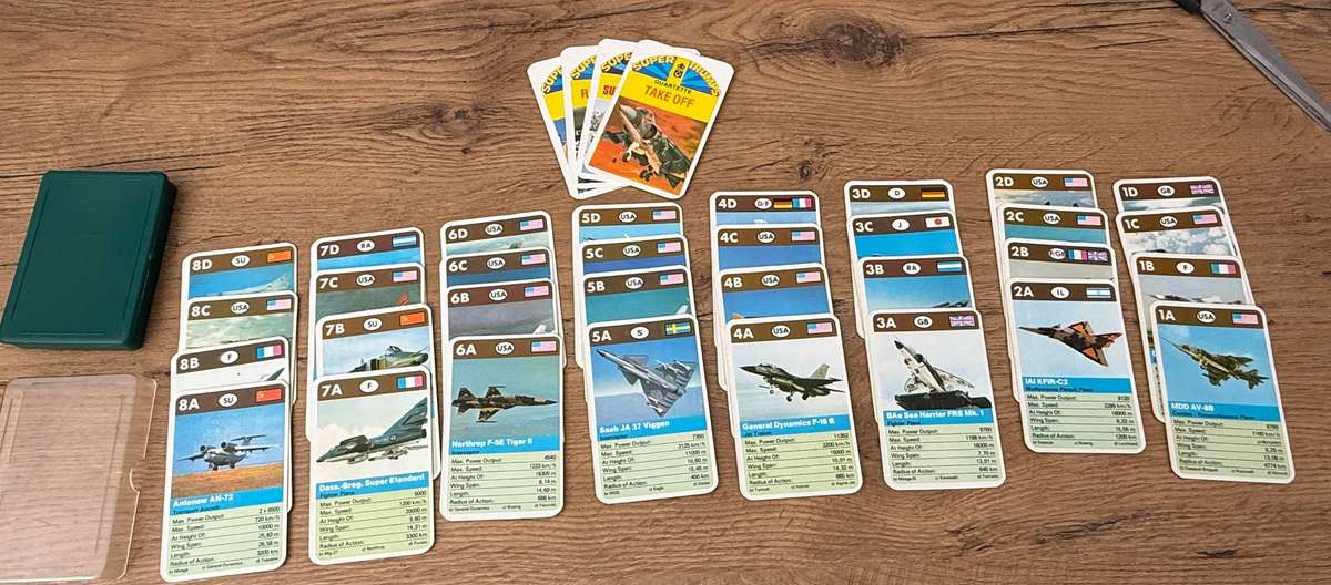 Top Trumps Cards - Take Off (In original box)