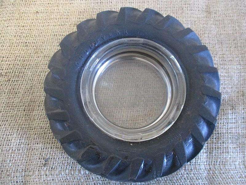 Lovely Vintage Goodyear Tractor Tire Ashtray