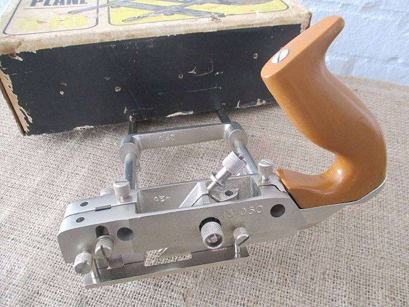 Rare Vintage Stanley Combination 13-050 Plane With Full Set Cutters      Made in England         MIB