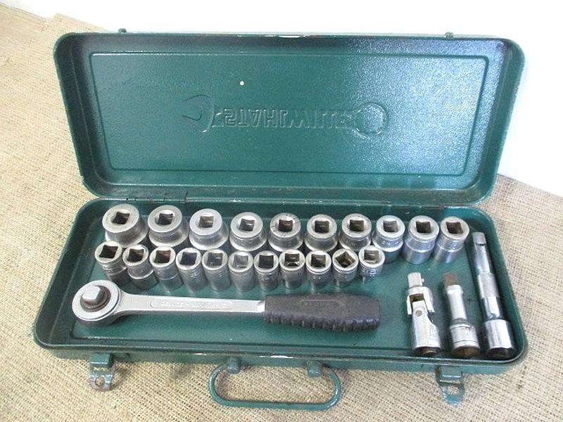 Neat 25 Piece Gedore D19 3/4 inch Drive Set In Stahlwille Toolbox