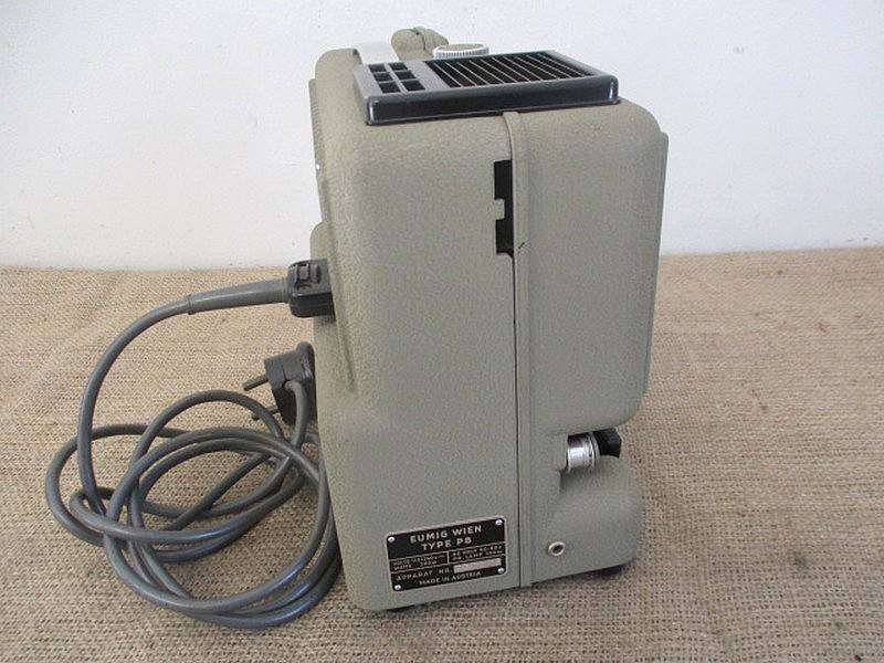 Vintage Eumig P8 Projector With Two Full Reels In Original Box                       Austria