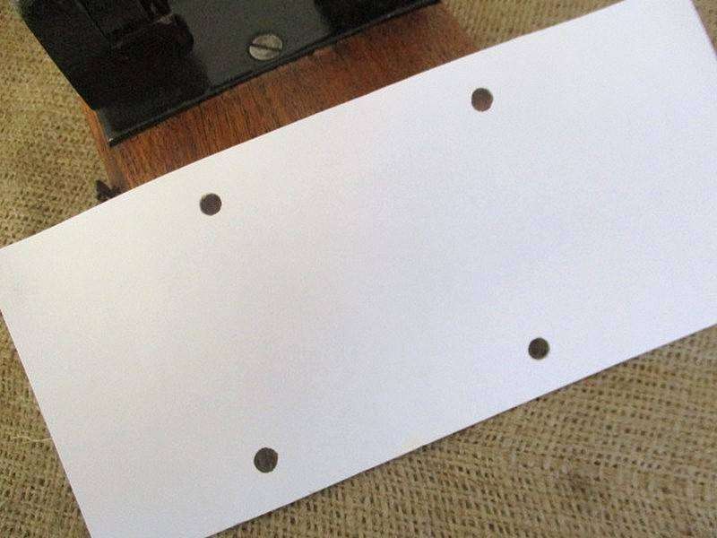 Old Vintage Heavy Duty Two Hole Cast Iron Paper Punch