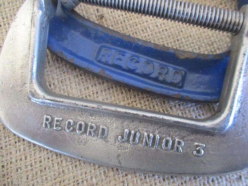 Six Handy G-Clamps : 1x Record & 1x Record Junior 3 inch And 3x Somex 75mm & 1x Somax 2 inch