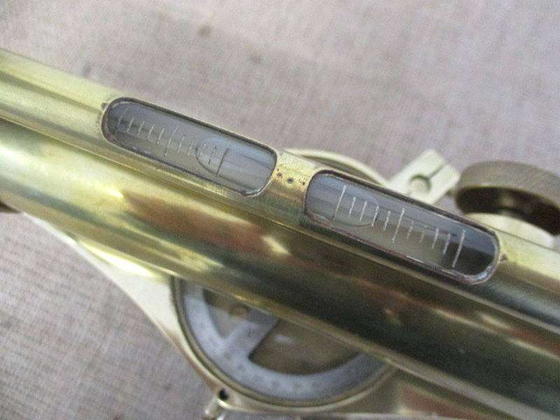 Rare Vintage Brass Ross London Theodolite Survey Instrument